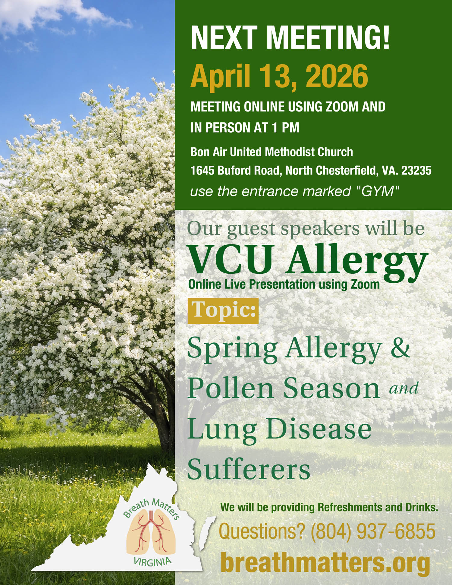 Lung Disease and Seasonal Allergies April 2026